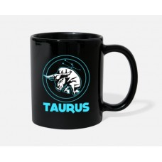 Taurus Constellation Taurus Bull Black Mugs